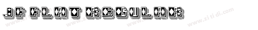 JF Flat regular字体转换